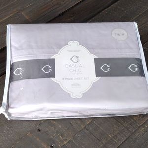 CASUAL CHIC TWIN SHEET SET LAVENDER